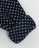 Moyan Dot Hood Fleece Zip-Up Jumper