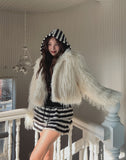 Pierre Stripe Set-up Flare Skirt