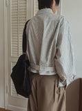 Fears Tie Strap Crop Shirt