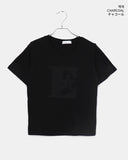 Take Check Printing Patch Short Sleeve T-Shirt