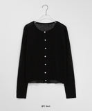 Noket Summer Ribbed Round Cardigan