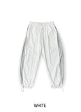 Publi Side Zipper Nylon String Pants