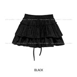 Aki Velvet Tiered Skirt