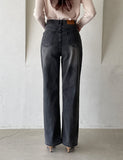 Supe Cotton Wide Banding Denim Pants
