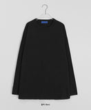 [unisex] Nokoi Round Over Slit Long Sleeve Tee