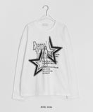 Teken Star Printing Over Long Sleeve Tee