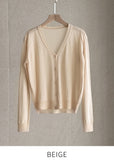 Its V-neck Summer Knit Cardigan
