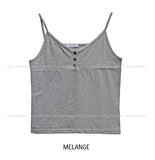 Pony Wood Button Loose Fit Sleeveless