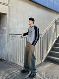 Track Line Two Tone Long Sleeve
