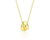 Plump Twist Silver Necklace