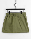 Hawkin cargo banding mini skirt