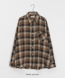 [unisex] Ryokoni Color Check Over Shirt