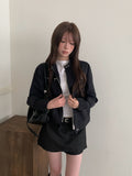 Hank Biker Nylon Windbreaker Jacket