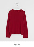 Muden Basic Color Round Neck Knit