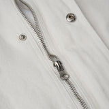 Mel pocket leather pointed work jacket