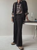 Met Bocashi Bellbottom Wide Slacks