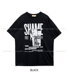After printing loose fit short sleeves