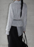 Raton Alpaca Mohair Knit Sweatshirt