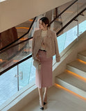 Judia Slit Belt Skirt