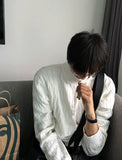 Cable long sleeve knit half zip up ver