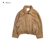 Roasting Suede Blouson Jacket