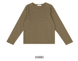 [U-BASIC] Silket Round Cotton Long Sleeve