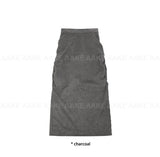 SHIRRING LONG SKIRT