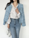 Keaz Surgical Fringe Tweed Jacket