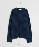 [unisex] Kokini Ribbed Over Round Knit