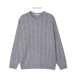 French Cable Round Knit