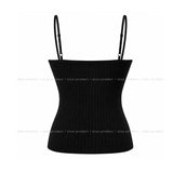 Roen Ribbed Lace With Cup Sleeveless
