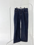 Semi-Wide Fit Indigo Denim Pants