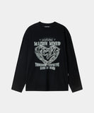 DOODLE HEART LONG SLEEVE