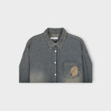 Smoke Siwa Denim Shirt