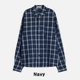 Breed Wrinkle Check Shirt