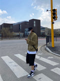 Nylon Shine Metal Oversized Shirt