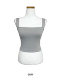 Square Crop Top Sleeveless