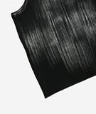 Metallic Ribbed Sleeveless