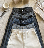 Tommen Brushed Wide Banding Denim Pants