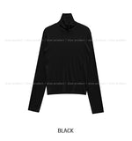 [U-BASIC/wool 28%] Solid Basic Turtleneck Long Sleeve