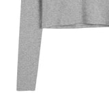Reen U-Neck Crop Long Sleeve Tee