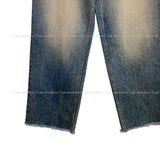 West cutting wide denim