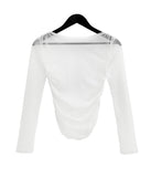 Epo See-through Shirring Tee