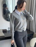 Ebon Shirt Layered Cardigan