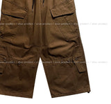 Woodin Diagonal Pocket Button Two-Way Cargo Pants