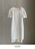 Lovean Square Lace One Piece