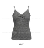 Bubble Lace Shirred Sleeveless
