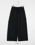 [unisex] Paconi banding rivet carpender pants