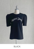Vienna Lettering Puff Short Sleeve T-Shirt