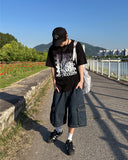 Cyven Cargo Bermuda Denim Pants